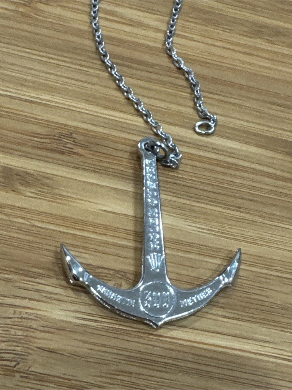 Rolex Oyster Submariner Anchor On Chain w/ Toggle Bar Clasp 300M / 1000FT